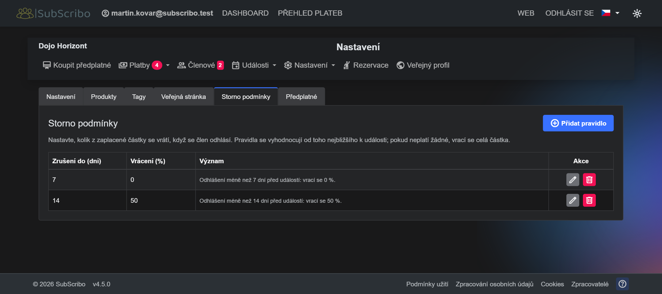 SubScribo – SaaS platforma pre správu klubov a predplatného - foto 12