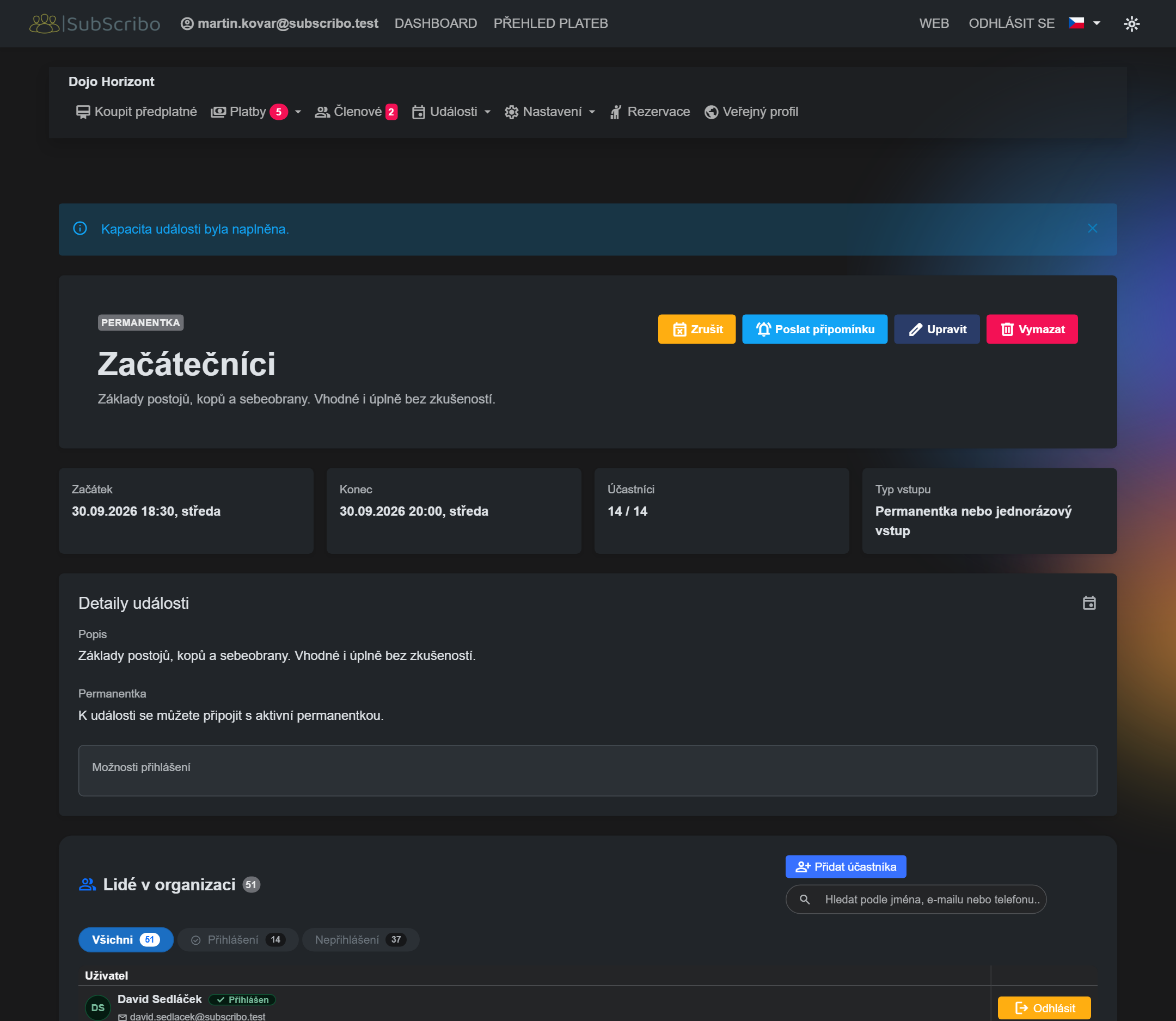 SubScribo – SaaS platforma pre správu klubov a predplatného - foto 6
