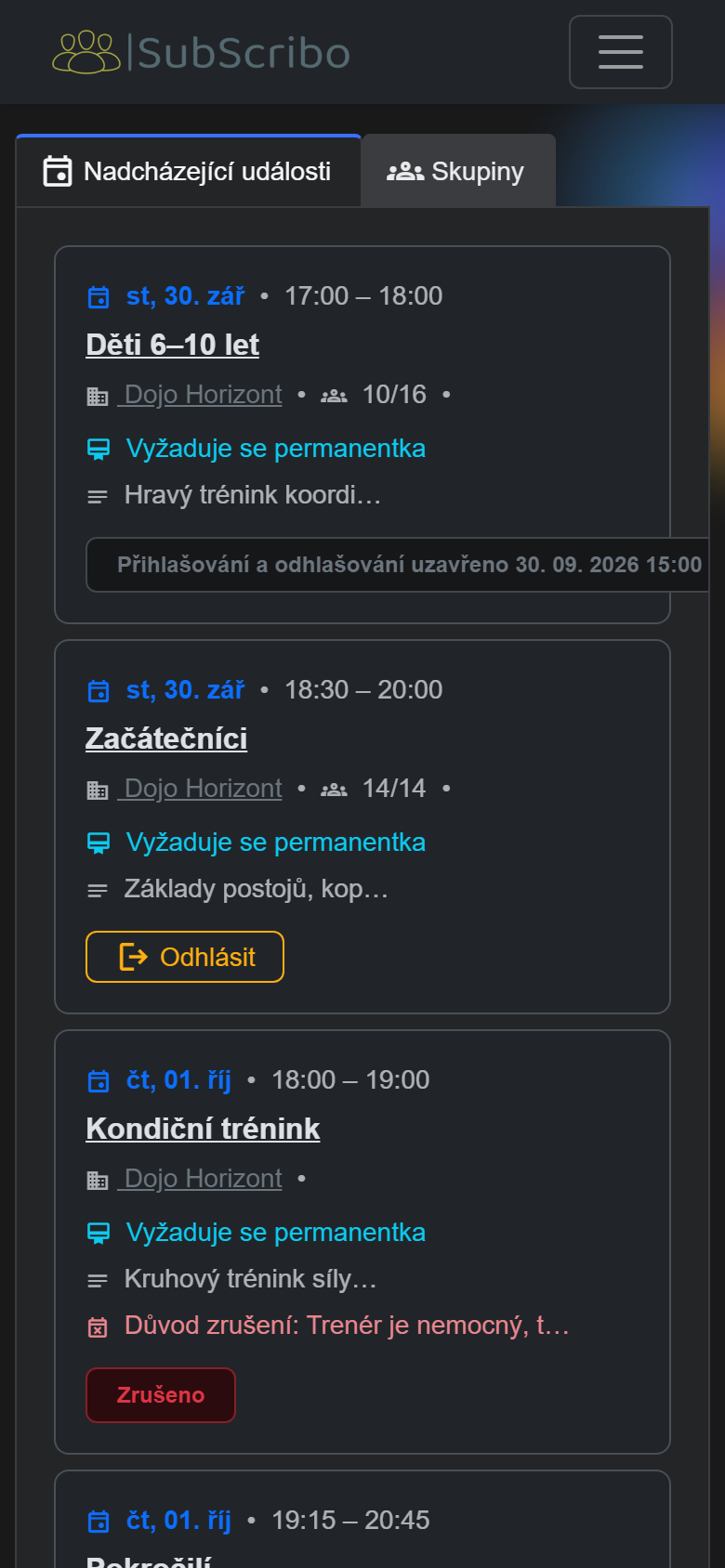 SubScribo – SaaS platforma pre správu klubov a predplatného - foto 5